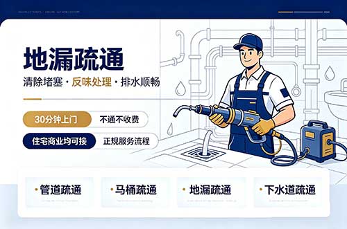 黄山地漏疏通